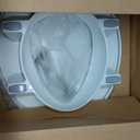 Bemis Assurance 3" Raised Toilet Seat for Seniors, Made in USA, Clean Shield Guard, Secure Hinges, Round, White