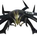 xcoser Hela Helmet Womens Headwear Cosplay Costume Halloween Black Mask Accessory