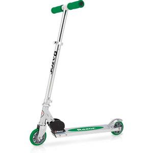 Razor A2 Kick Scooter for Kids Ages 5+ – Wheelie Bar, Foldable, Lightweight, Aluminum Frame, Front Vibration Reducing System, Adjustable Height Handlebars