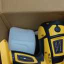 Cordless Paint Sprayer for Dewalt 20V MAX Battery High Power Electric Spray Paint Easy to Clean for Furniture Cabinets House Painting Yellow (Not Include Battery)