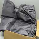 Patio Sofa Cover Waterproof - Heavy Duty 2-Seater Outdoor Couch Cover Patio Furniture Covers with Air Vent and Handles, 60" L34" D30" H, Black