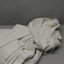 MAIHER Faux Linen Semi Sheer Pinch Pleated Drapes for Living Room, Light Filtering Pleated Curtain Panels 96 Inches Long with Hooks for Traverse Rod (Linen, 1 Panel, 72" W x 96" L)