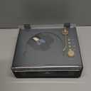 CD Player with Built-in Speakers Bluetooth Retro Portable CD Players for Home Music Player with Remote Control Headphone Jack Walnut Brown