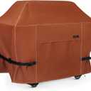 NettyPro BBQ Grill Cover 52 inch Heavy Duty Waterproof Outdoor 2-3 Burners Gas Grill Cover for Outside Weber, Char-Broil, Brinkmann, Nexgrill Barbecue, Brown