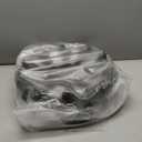 16 Inch Dual-Tone Black & Gunmetal Gray Wheel Covers Hubcaps for Steel Wheels, Set of 4, Adjustable Snap-On Design for Most Sedans, SUVs, Trucks & Vans, Tool-Free Install