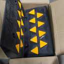 VEVOR Rubber Curb Ramp 5" Rise Height 2 Pack, Heavy-Duty 33069 lbs/15 T Capacity Threshold Ramps, Rubber Driveway Ramps for Cars, Carts, Dollies, Motorcycle, Bikes, Wheelchairs