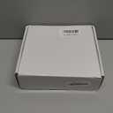 BESy 8 Inch Rain Shower Head, 8" Square Rainfall & High Pressure Stainless Steel Bath Showerhead, 1/16" Ultra Thin, Waterfall Full Body Coverage with Silicone Nozzle, Matte Black Finish