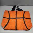 Sports Ball Texture Basketball Large Tote Bag Simple Casual Portable Shoulder Bags Reusable Grocery Handbag For Women Gym Travel