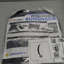 Foldable Car Windshield Sun Shade  280T Thickened Reflective UV & Heat Shield with Storage Bag, Keeps Interior Cool, Universal Fit for Sedans, SUVs & Trucks  Medium (64" x 32")