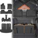 Floor Mats Compatible with 2021-2025 2026 Kia Sorento 6&7 Passenger Cargo Mat TPE Back Seat Cover Protector 2024 Sorento Accessories (Fit 6&7 Seats,Trunk Mat with Backrest Mats+Floor Mats)