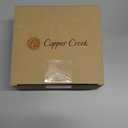 Copper Creek DL1241SS Daley Push Button Keyed Entry Door Lever, Satin Nickel