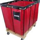 Basket Trucks,Service Carts Red 16 Bushel Knock Down Truck,Carts, 20.0 cu. ft, 600 lb, 40" L X 28" W X 35.5" H Capacity