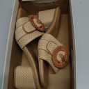 Sweet Life Women's Braided High Heel Sandals 8