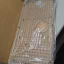 Serene Valley Sink Bottom Grid 29-1/2" X 14-9/16", Rear Drain with Corner Radius 3/8", Sink Protector NDG3015R, Medium