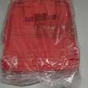 Kitsure Dish Drying Rack for Kitchen Counter, Stainless Steel Sink Organization and Storage Essentials with Cutlery Holder, Home and Appartment Decor, 12''W x 15.5''L, Red