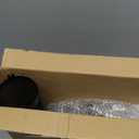 Kingsyard Finch Bird Feeder for Outdoors Hanging, Metal Mesh Tube Bird Feeders for Thistle & Nyjer Seed, Large Removable Tray & Rainproof Dome, 2.5 lbs Seed Capacity, Black