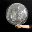 Bobo Balloons 25 Packs, 24 Inch Helium Style Transparent Bubble Bobo Balloons for LED Light Up Balloon, Gifts for Christmas,Wedding,Birthday Party Decorations (LED String Not Included) (25 PCS)