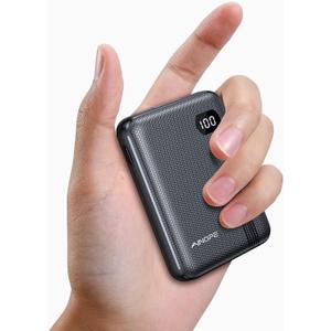 AINOPE Small Portable Charger for iPhone, Mini 10000mAh Power Bank,20W PD Fast Mini Mobile Power Bank,Small Portable Charger for iPhone 15/14/13/12/11/XR/8/7/6 etc,Samsung Galaxy Android