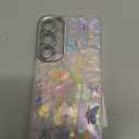 Toycamp Compatible with Samsung Galaxy S24 Plus Case - Cute Glitter Laser Butterfly S24 Plus Phone Case with Bling Camera Lens Protector Laser Holo Galaxy S24 Plus Cover for Women Girly