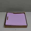Smead Fastener File Folders, Reinforced 1/3-Cut Tabs, 2 Fasteners, Letter Size, Lavender, 50 per Box (12440)