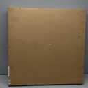 VooBang Large Black Round Bathroom Mirror, 48 inch Circle Wall Mounted Hanging Mirror with Simple Modern Circular Metal Frame for Hallway, Entryway, Living Room, Black Frame