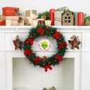 3 x Funny Christmas Ornaments, Make Christmas Great Again Ceramic Ornaments, Cute Christmas Tree Home Wall Mantel Hanging Decor, Holiday Party Decor Supplies, White Elephant Gifts for Friends Coworkers