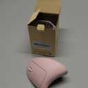 TECKNET Ergonomic Mouse, Wireless Bluetooth Vertical Mouse, 4800 DPI Optical Tracking, 6 Adjustable DPI, Quiet Clicks, 2.4GHz with USB A Receiver, 12 Months Battery, 6 Buttons, Wide Compatibility (Pink)