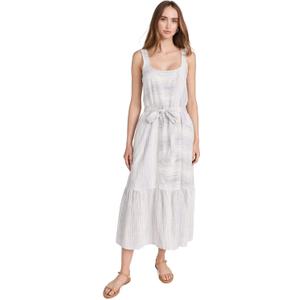 Splendid Women's Kira Dress, Oyster Stripe, Size medium