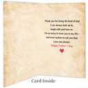 3 x IDU Fathers Day Card,Fathers Day Cards Gifts Decorations for Dad from Daughter Son,Happy Father's Day Card Gifts Ideas with Envelope,Funny Appreciation Love Gift for Father