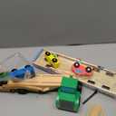 Melissa & Doug Car Carrier Truck and Cars Wooden Toy Set with 1 Truck and 4 Cars 5.75" x 12" x 3"