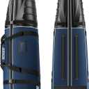 findway Golf Travel Bags, Golf Bag Travel Case for Airlines with Wheels, 1680D Heavy Duty Oxford and ABS Hard Case Top, Lightweight and Foldable (Blue)