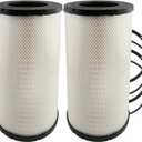 RS3534 Baldwin Engine Air Filter 25.2''x12.8'' with Gaskets (2 Pack)
