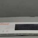 Lenovo Professional Wireless Keyboard and Mouse Combo, 2.4 GHz USB Wireless Receiver, Full Size Ambidextrous Mouse, 24 Month Battery Life, Black