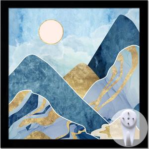 Black Picture Frame, 11x11 Picture Frame for Square Photo Poster Canvas Certificate Document Display Horizontally or Vertically High Transparent Wall Gallery(Size 11 x 11 inches)