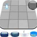 85 * 85 Inch Hot Tub Mat,Inflatable Hot Tub AccessoriesExtra Thick Large Hot Tub Eva Foam Pad Padding Foundation for Outdoor Indoor,Portable Spa Pool Accessories Ground Base Flooring Mat Protector