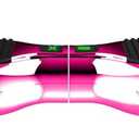 Hover-1 Matrix Electric Self-Balancing Hoverboard with 6.5 LED Tires, Color-Changing Fender Lights, Dual 150W Motors, 7 mph Max Speed, and 3 Miles Max Range (Pink)