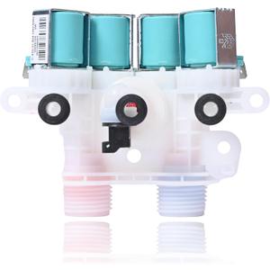 Washer Water Inlet Valve Replaces For Maytag Bravos XL MVWB765FW0 MVWB835DW2 MVWB855DC2 MVWB835DW3 MVWB835DW1 MVWB835DW4 MVWB766FW0 MVWB765FW1 MVWB765FW2 MVWB765FW3 MVWB855DC3 MVWB766FW1 MVWB865GC0
