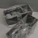 ZAVOOS 2 Pack Acrylic Paper Towel Holder, Black Countertop Napkin Dispenser for Z-fold C-fold Trifold, Multifold Hand Towel Storage Holder Organizer for Bathroom, Toilet, Kitchen