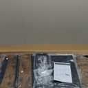 Furologee Small Computer Desk with 2 Fabric Drawers for Bedroom,34 Inch Home Office Writing Desk, Vanity Desk with Hooks, Simple Study Desk for Small Spaces, Makeup Dressing Table, Rustic Brown