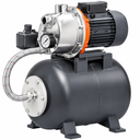 LEO Shallow Well Pump with Pressure Tank 1.5HP, Irrigation Jet Pump 1200 GPH Automatic Booster Sprinkler System,Stainless Steel Water Transfer Camp Pumps for Home, Garden, Lawn