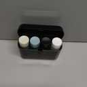 Travel Bottles with Case, 4x2oz TSA Approved, Leak-Proof, Press to Unlock, Compact & Portable Travel Toiletries (Black)