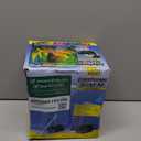 Tetra Bubbling LED Aquarium Kit 1 Gallon, Hexagon Shape, With Color-Changing Light Disc