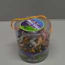 Yeonha Toys 60 Piece Mini Zoo Animal Toy with Gift Box, Realistic Small Plastic Animal Figure Sensory Bins, Jungle Party Favors, Cupcake Topper, School Education, Birthday Gifts for Kids Toddlers