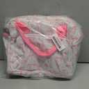 TESAFNG Lunch Box for Women Insulated Lunch Bag Cute Corduroy Lunch Tote Bags Lightweight Reusable Leakproof Cooler Bag with Adjustable Shoulder Strap for Work Office Travel Picnic (Pink Bow)