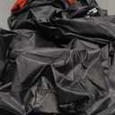 Motorcycle Cover Waterproof Outdoor Storage with Lock-Holes, Storage Bag & Night Reflective Design, Heavy Duty Protection Powersports Vehicle Covers Fits up to 96.5"-116" (420D Red, 96.5")