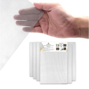 3 x 6-Pack Wire Mesh Screen 128 Inch  20 Mesh Stainless Steel Durable, Easy to Cut, Smooth Edges & Rust-Proof  Ideal Metal Mesh Screen for DIY Projects, Windows, Vent, Filter, Garden etc