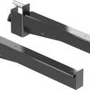 Synergee Safety Arms for Power and Squat Racks. Barbell Spotter Arms Compatible with 2x2, 2x3, and 3x3 Racks. Heavy-Duty Lifting Support for Squats, Bench Press, and Strength Training
