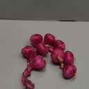 Artificial Garlic String - 1 Pack Lifelike Simulation Fake Vegetable Hanging String for Photography Props, Home, Office, Kitchen, Harvest Decoration (Purple, 1pc)