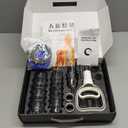 Cupluw Cupping Set, 24 Cups Cupping Kit for Massage Therapy, Chinese Cupping Therapy Set with Magnetics, Professional Vacuum Cupping Set for Cellulite Reduction Muscle Pain Relief with Manual Pump