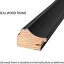 24x28 inch Picture Frame Solid Wood Black (A23B2428)